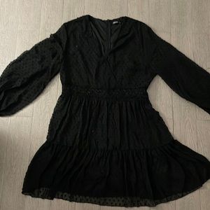 Beautiful sheer black plus size dress